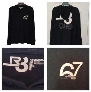 💙🌹Men's long sleeve shirt with hoodie